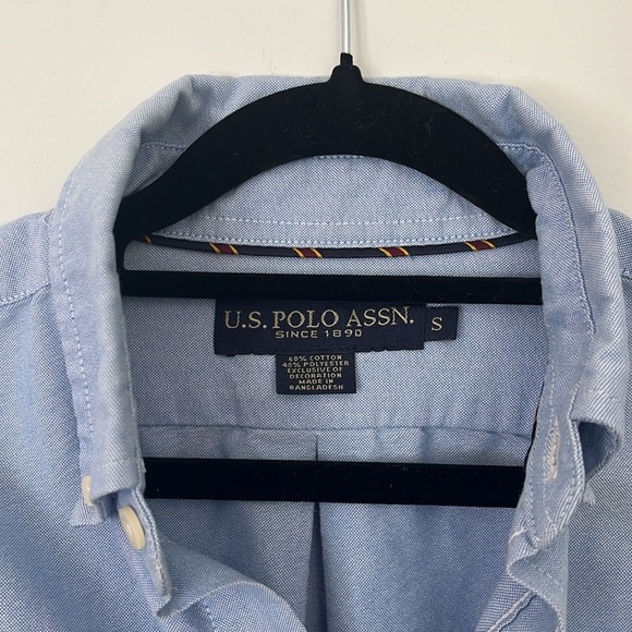 US Polo Assn. Blue Button Up Shirt - Picture 5 of 5